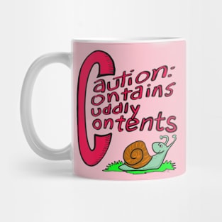 Caution! Cuddly contents Mug